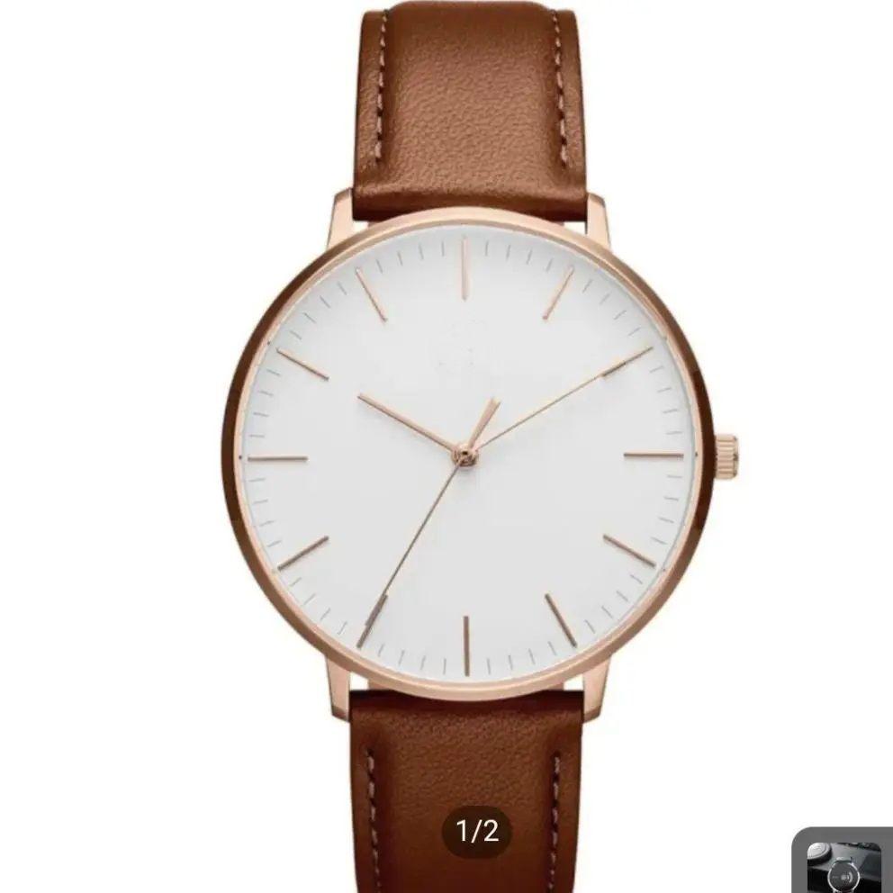 DW Leather Strap Men Wrist Watch