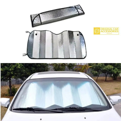 Universal Car Windscreen Sunshade 130x60 CM Anti Heat Material 5.0