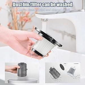 2 in1 Portable Car Vacuum Cleaner