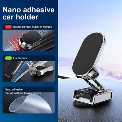 Silver Phone Holder with Cable Winder for Desk