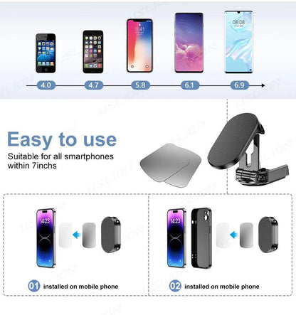 Silver Phone Holder with Cable Winder for Desk