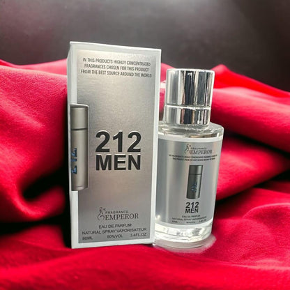 Citrus Perfume for Men 60ml Silver Bottle Long Lasting