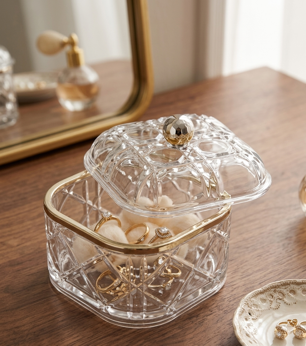Luxury Crystal Storage Box