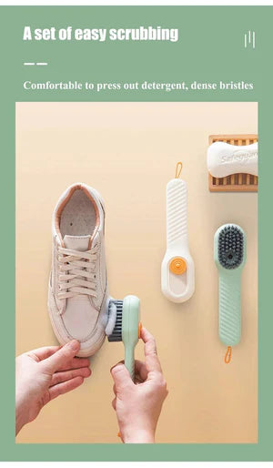 Multipurpose Liquid Dispensing Cleaning Brush