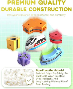 Versatile Magnetic Railcar Track Set